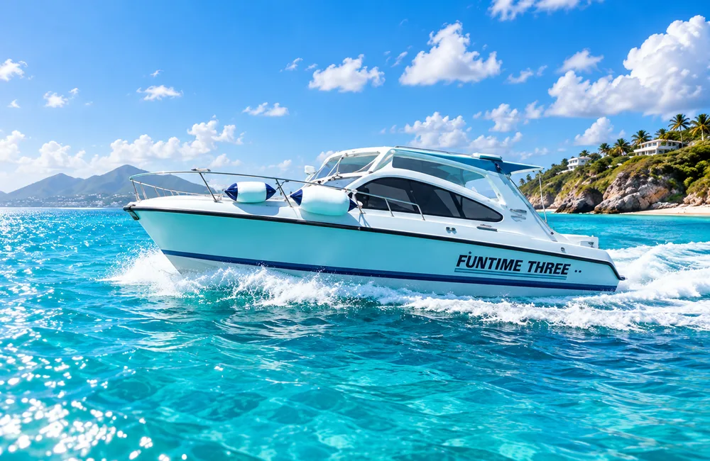 Ferry service illustration for Funtime Charters